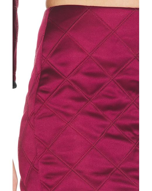 Atlein Red Mini Skirt
