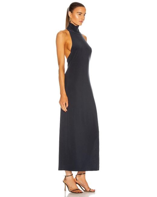 halter turtle neck dresses