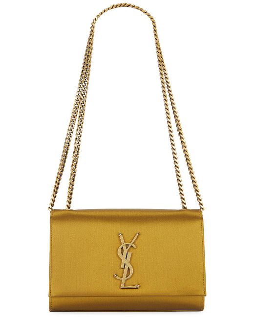 Saint Laurent Metallic Small Kate Chain Bag