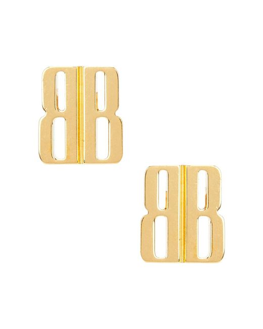 Balenciaga Metallic Nano Xs Stud Earrings