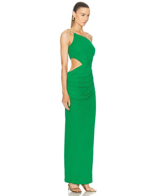 Cult Gaia Green Cobie Gown