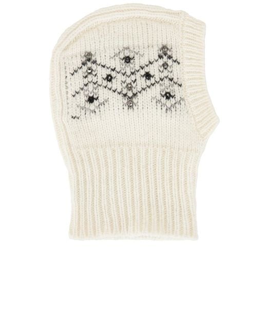 Moncler White Balaclava