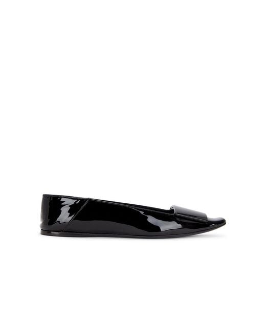Saint Laurent Black Poppi Flat