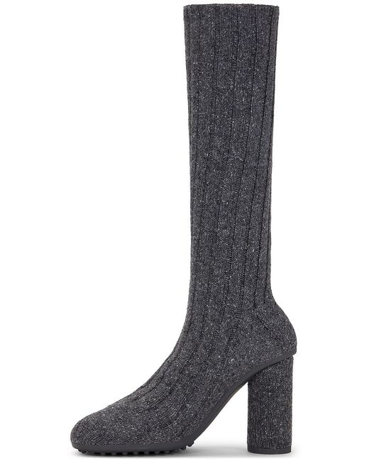 Bottega Veneta Black Atomic Wool Sock Boot