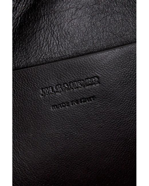 Jil Sander Black Triangle Crossbody for men