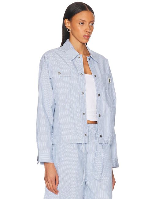 Carhartt Blue Nota Shirt Jacket