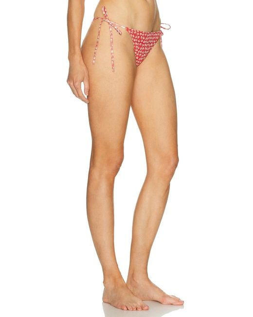 Solid & Striped Orange The Ines Bikini Bottom