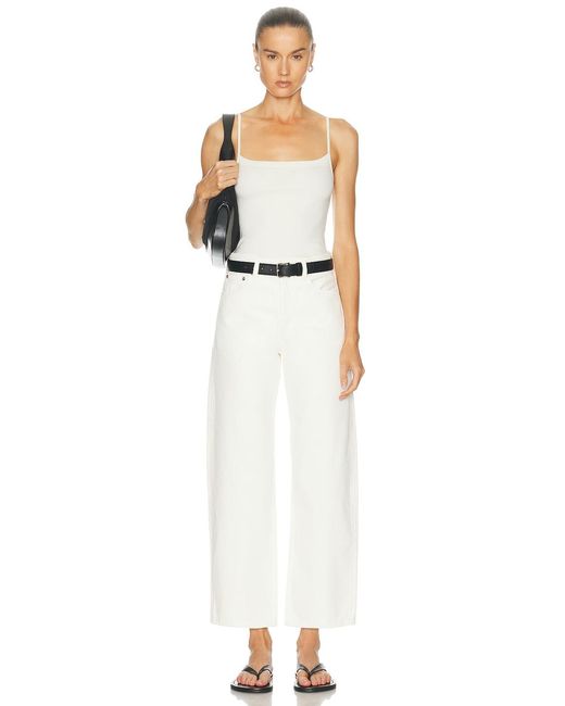 Agolde White Arc Jean