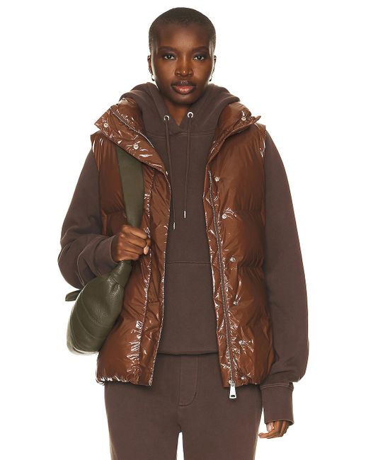 Year Of Ours Brown Puffer Vest