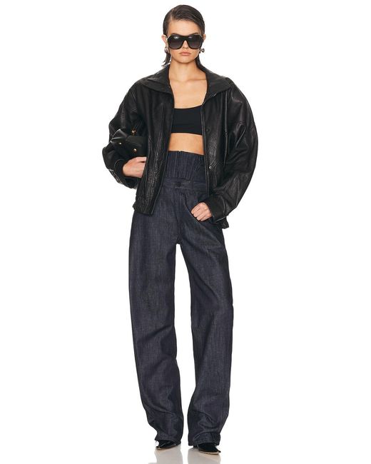 Mugler Blue Straight Leg