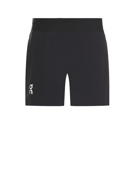 On Shoes Black 5 Lightweight Shorts for men