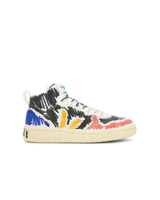 Marni Leather X Veja High Top Sneakers in Black Lyst