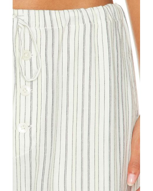 Bode White Electric Light Pajama Pant