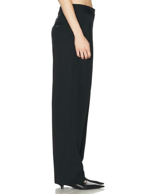 Totême Black Pleat Trouser