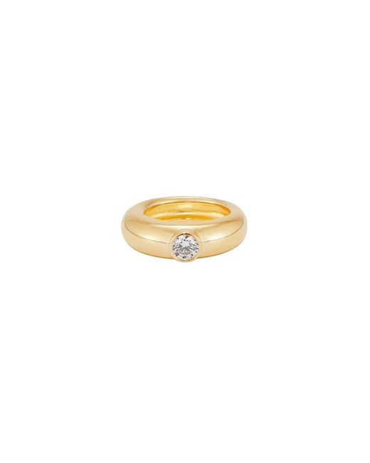 Mega White Zirconia Stacking Donut Ring