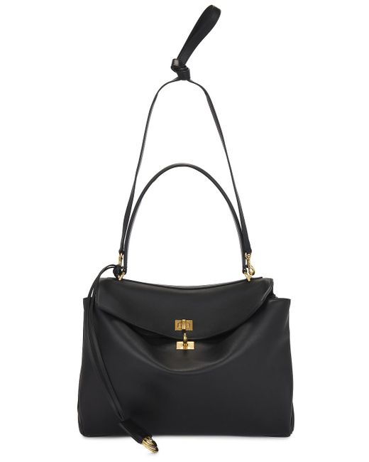 Balenciaga Black Rodeo Medium Top Handle Bag
