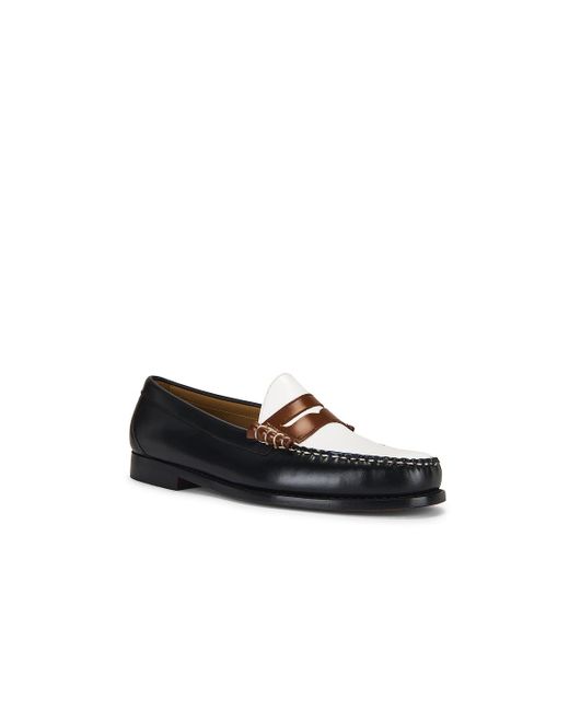 G.H.BASS Black Larson Tricolor Weejun for men