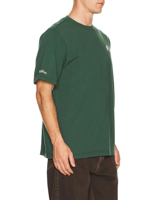 Malbon Men's Green Bermuda Tee