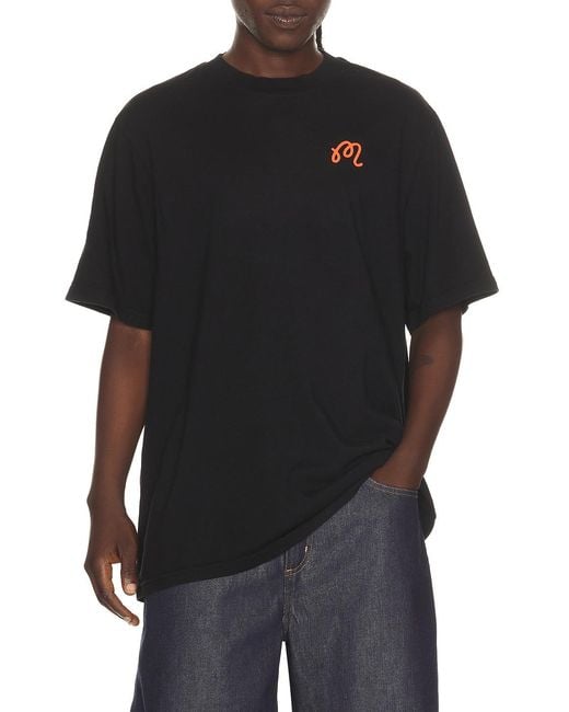 Malbon Black Bermuda Rooster Tee for men