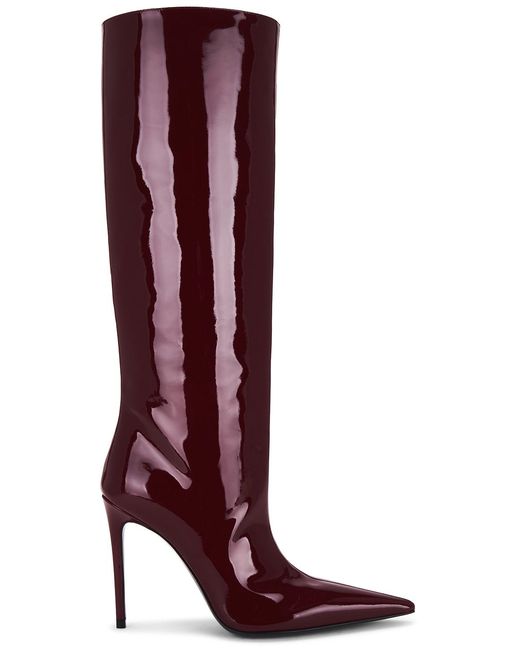 retroféte Red Lyra Leather Boot