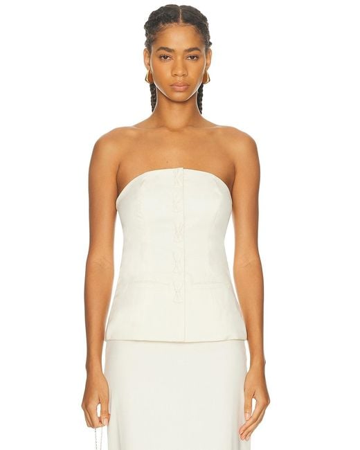 Marlies Grace White Olivia Top