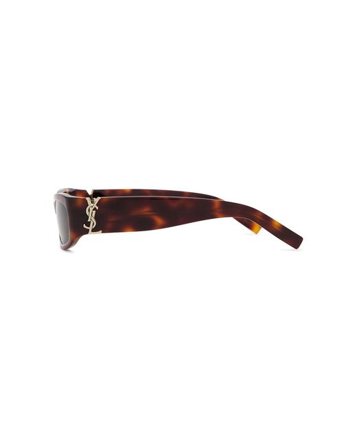 Saint Laurent Multicolor Rectangular Sunglasses