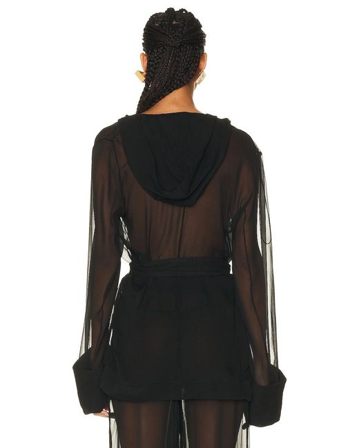 Saint Laurent Black Silk Jacket