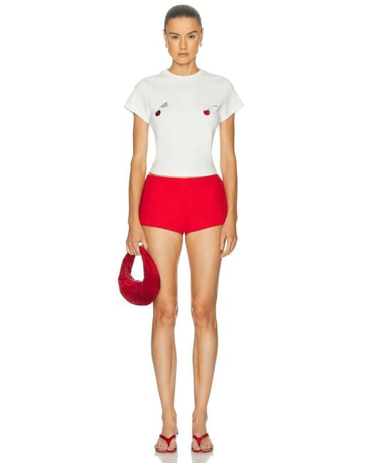 Monse Red Cherry Tee
