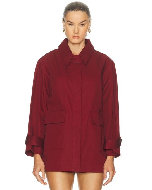 Matthew Bruch Red Cargo Barn Jacket