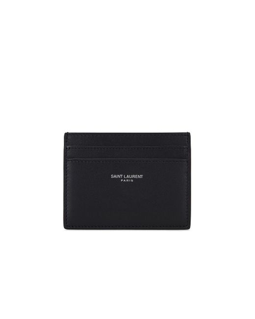 Saint Laurent Men's Black Credit Card Case