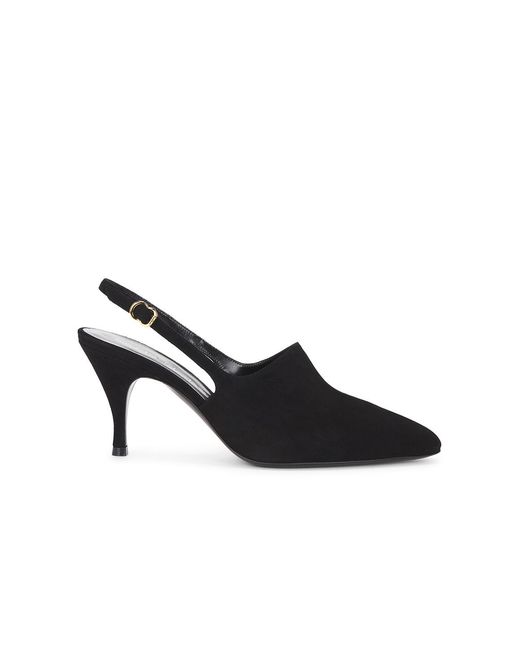 Herbert Levine Black Cover-Up Suede Pump