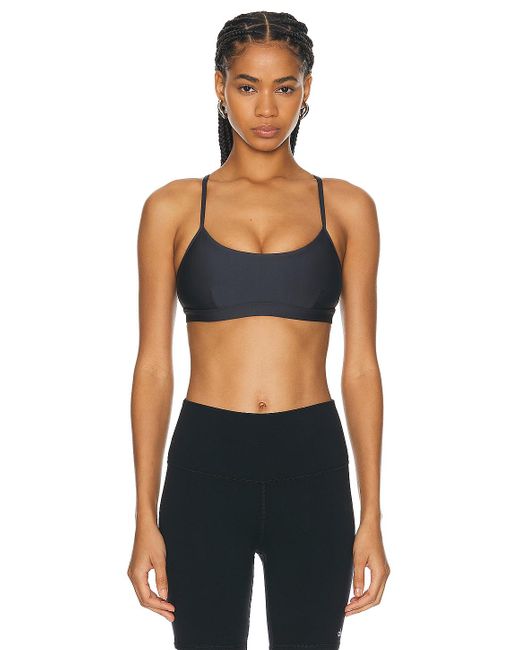 Alo Yoga Blue Airlift Intrigue Bra