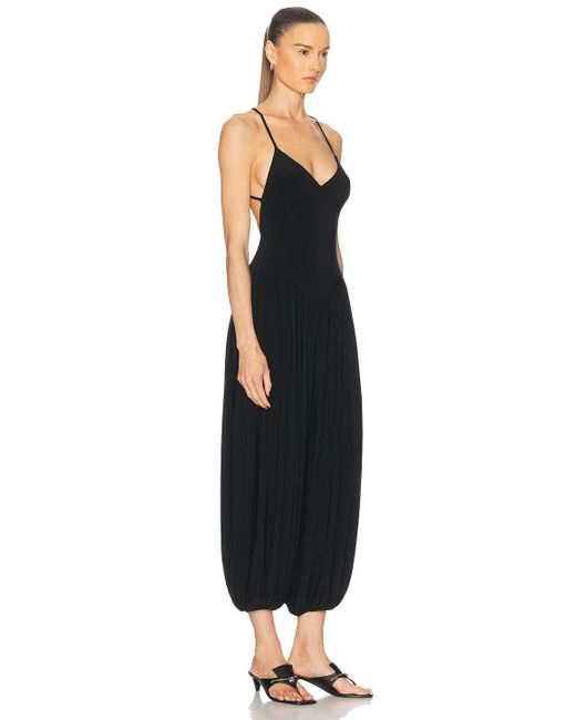 Norma Kamali Black Kenny Jumpsuit