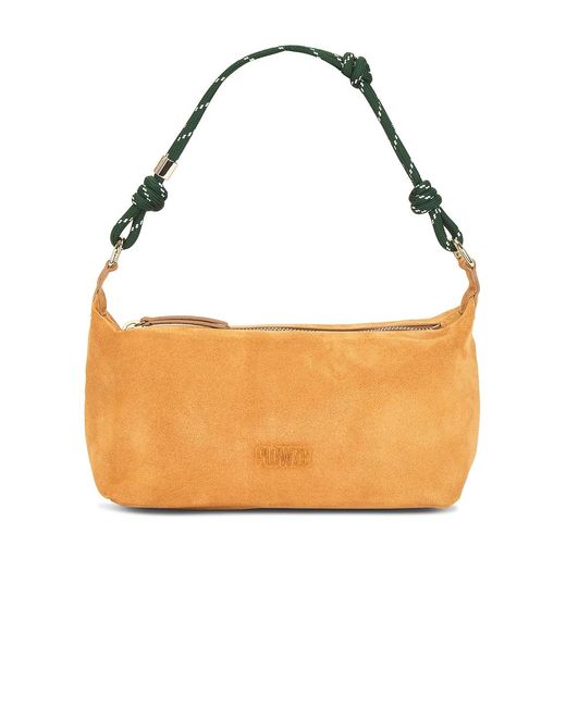 FLOWZE Orange Flo Suede Pouch Bag