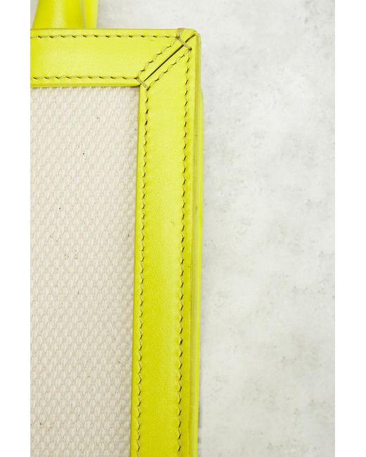 Céline Yellow Mini Vertical Cabas Tote Bag