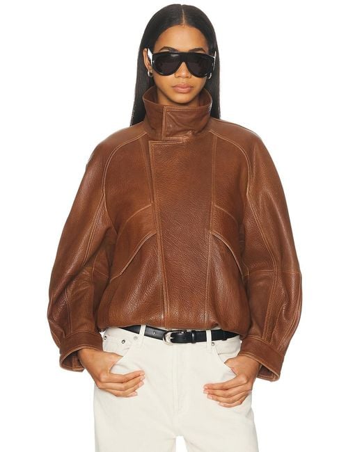 Nour Hammour Brown Ariste Jacket