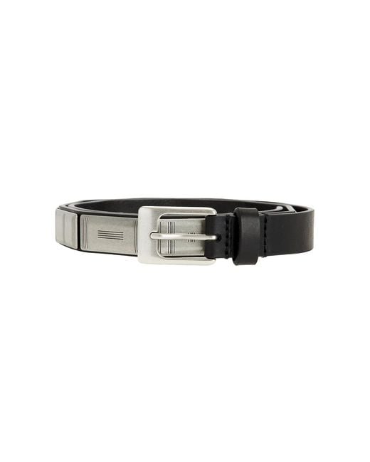 Lemaire Black Buffalo Studs Belts 20