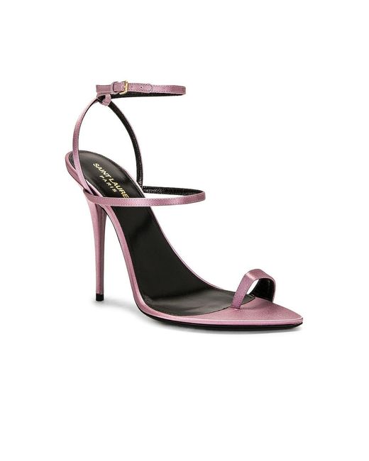 Saint Laurent White Dive Sandal