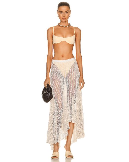 PATBO Natural Lace Beach Skirt