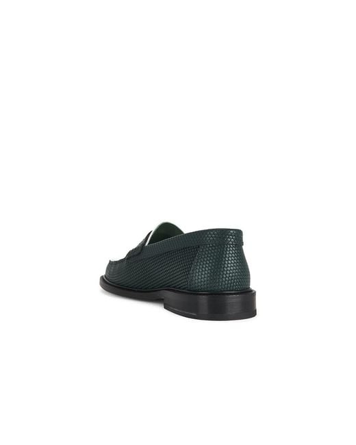 VINNY'S Black Yardee Mocassin Loafer for men