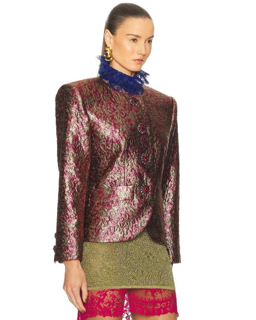 Saint Laurent Brown Lady Jacket