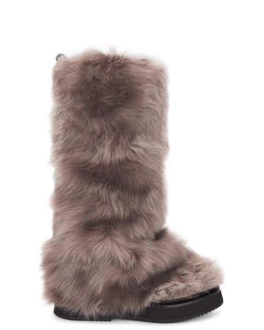 The Attico Brown Robin Combat Boot