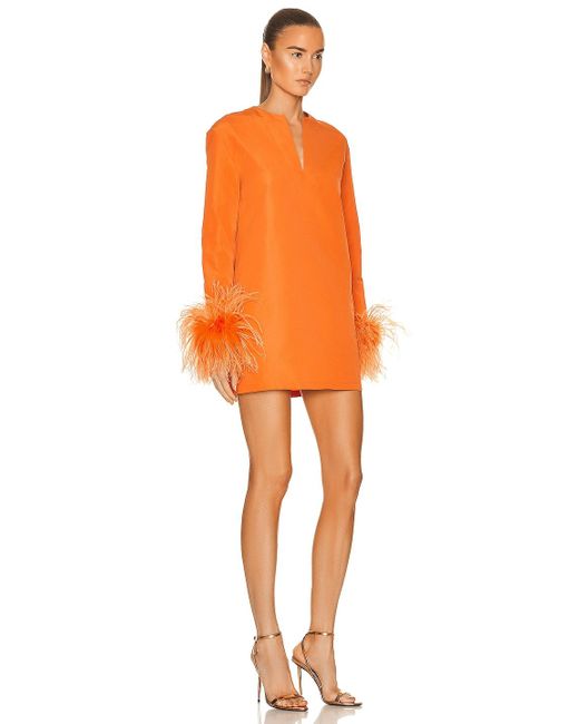 Valentino Cotton Long Sleeve Dress With 