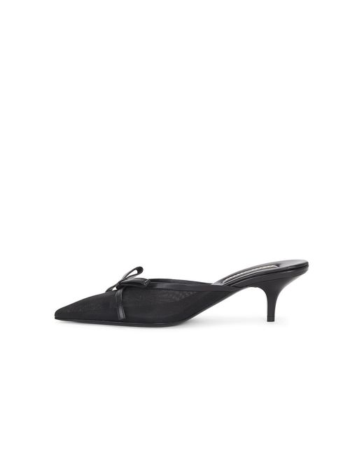 Miu Miu Black Modellerie Rete Mule