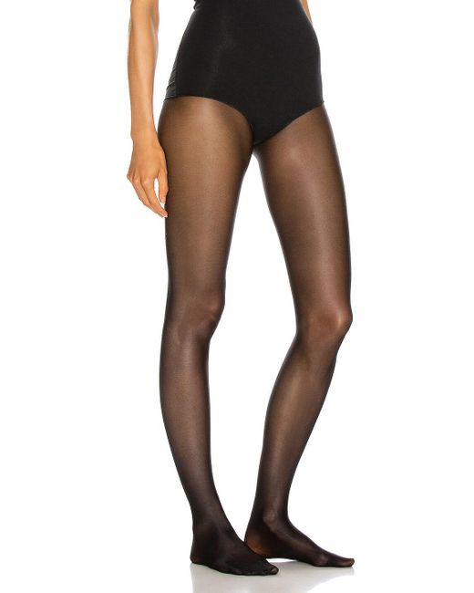 Wolford Cotton Neon 40 Tights in Black 