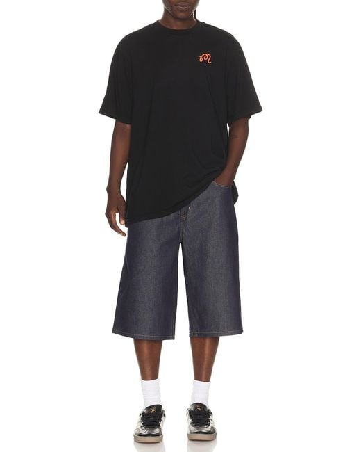 Malbon Black Bermuda Rooster Tee for men