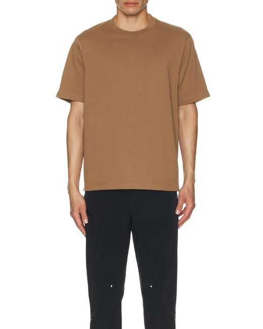 Reigning Champ Brown Midweight Jersey Classic T-shirt for men