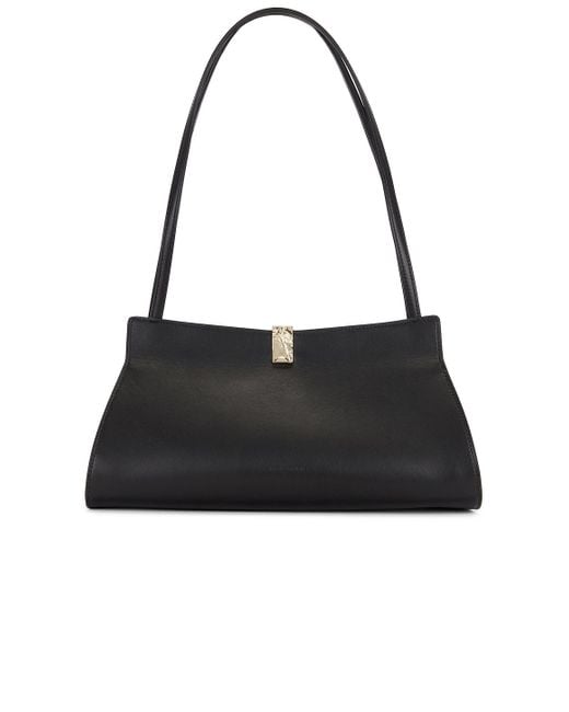 Loulou de Saison Black Johanna Shoulder Bag