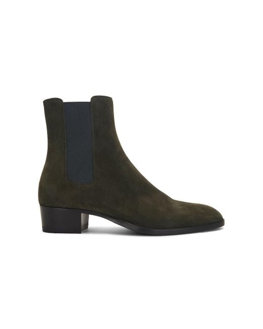 Saint Laurent Brown Wyatt 40 Chelsea Boot for men