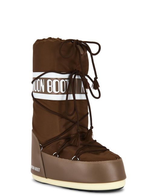 Moon Boot Brown Icon Nylon Boot for men